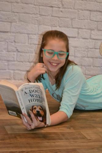 This girl loves to read